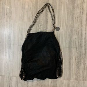 Stella McCartney Black Chain Shoulder Bag